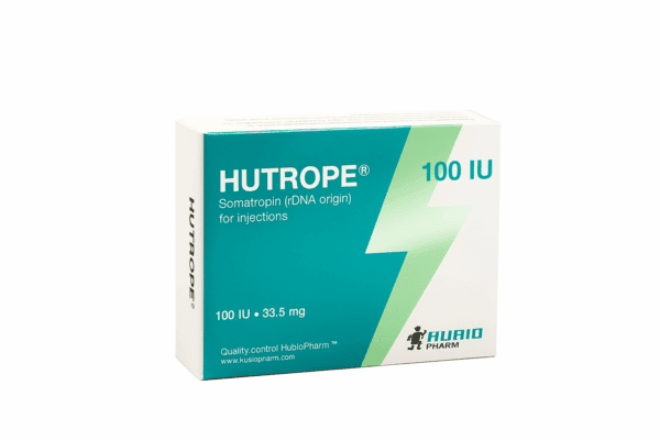 Hutrope somatropin injectable peptide for muscle growth and hormone therapy.