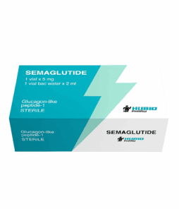 Sterile Semaglutide peptide injection for weight loss and diabetes management.