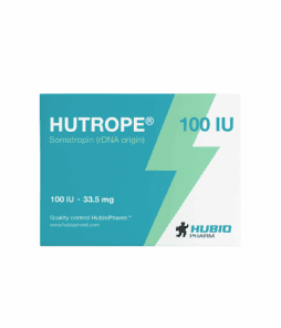 100 IU Hutrope somatropin for muscle growth and hormone therapy, high-quality peptide supplement.