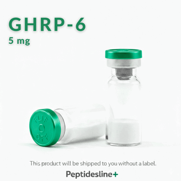 6 peptide vial for laboratory research and supplement purposes.