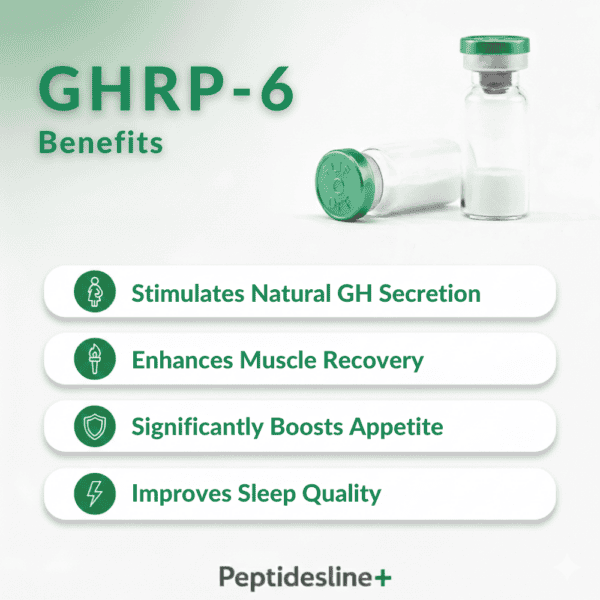 6 peptide for natural growth hormone stimulation and muscle recovery enhancement.