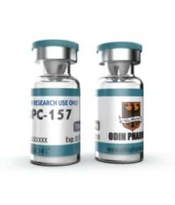 Vaccine vials of peptides and research chemicals for medical and scientific use.