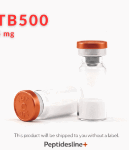 TB500 peptide vial for healing, 5 mg, no label, Peptidesline quality.