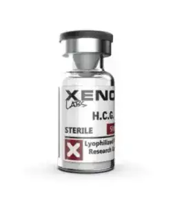Sterile peptide vial from Xeno Labs for research and laboratory use.