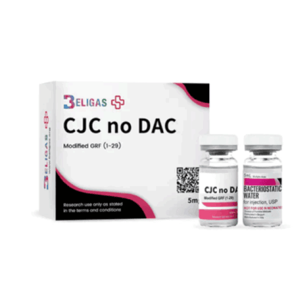 Potent CJC-1295 peptide for muscle growth and anti-aging, 5ml vials, premium quality at PeptidesLine.