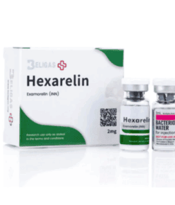 Anticancer peptide Hexarelin for muscle growth and therapy, high-quality research peptide.