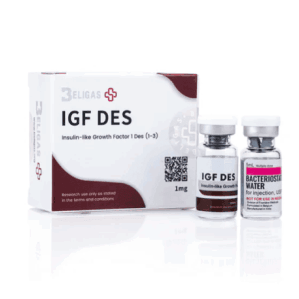 IGF-1 Des Peptide for Growth Factor Boost, Medical Grade, Peptidesline.