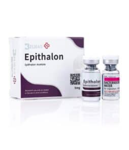 Epithelon peptide vial for skin rejuvenation and anti-aging treatments.