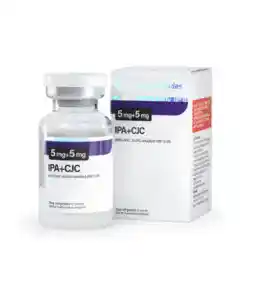 Effective peptide supplement for muscle support and recovery, branded Peptidesline IPA+CJC.