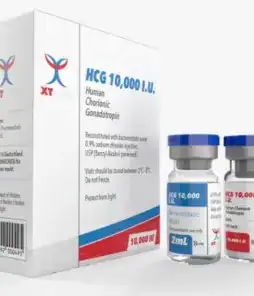 HCG 10,000 I.U. human chorionic gonadotropin for weight management and hormone therapy.