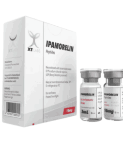 Purified Ipamorelin peptides for muscle growth and anti-aging, high-quality Peptidesline products.