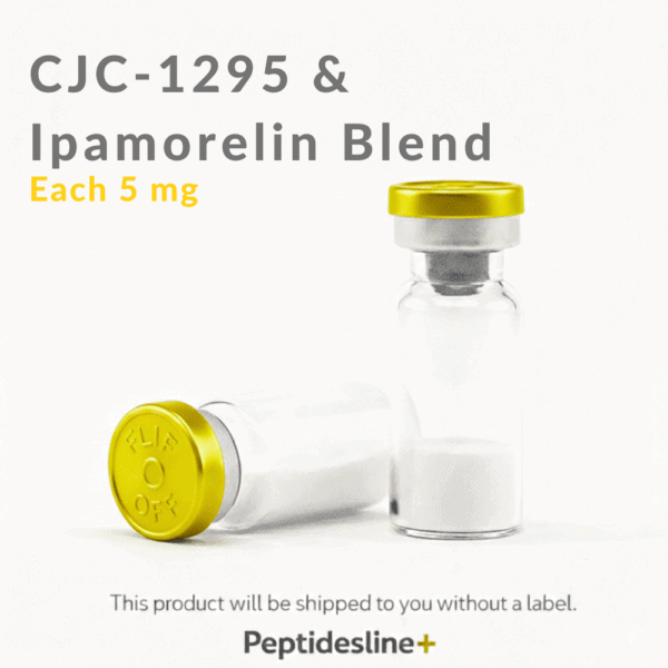 1295 and Ipamorelin peptide blend for muscle growth and recovery.