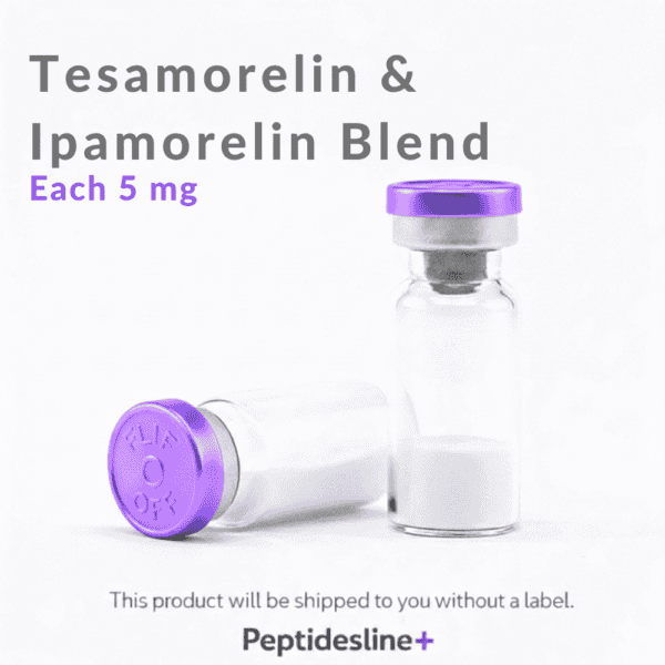 Testamorelin & Ipamorelin blend for muscle growth and anti-aging benefits.