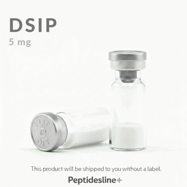 DSIP 5mg peptide vial for research use only.
