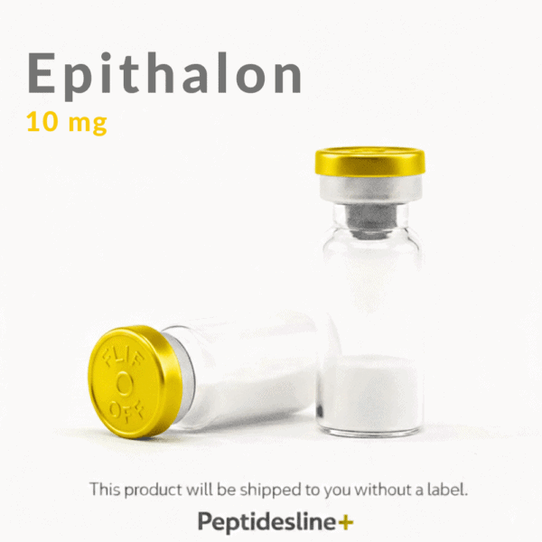 Epithelon 10 mg peptide vial for research and health applications. No label included, shipped direct.