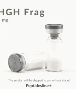 HGH Frag 2 mg vial for research and peptide synthesis. High-quality peptides from Peptidesline for s.