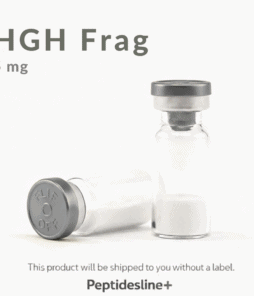 HGH Frag 5 mg vial for research and supplement use. No label on the product, shipped directly to cus.