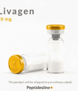 Livagen 20 mg peptide vial for research and supplement use.