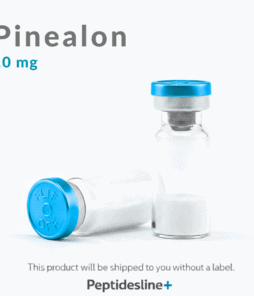 Pinealon 10 mg peptide vial for research, shipped without label, from Peptidesline.