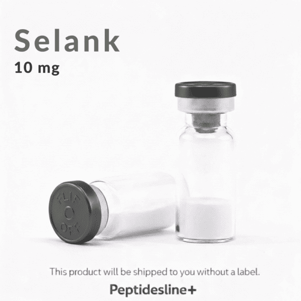 Selank 10 mg peptide for cognitive support and anxiety relief.