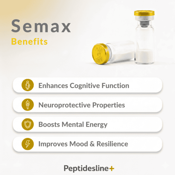 Semax peptide vial for cognitive and neuroprotective support.