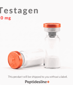 Peptidesline Testagen peptide vial for health and wellness.