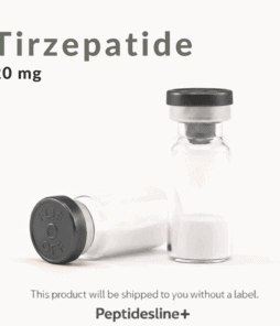 Tirzepatide 20 mg vial for weight management and diabetes treatment. High-quality peptides from Pept.